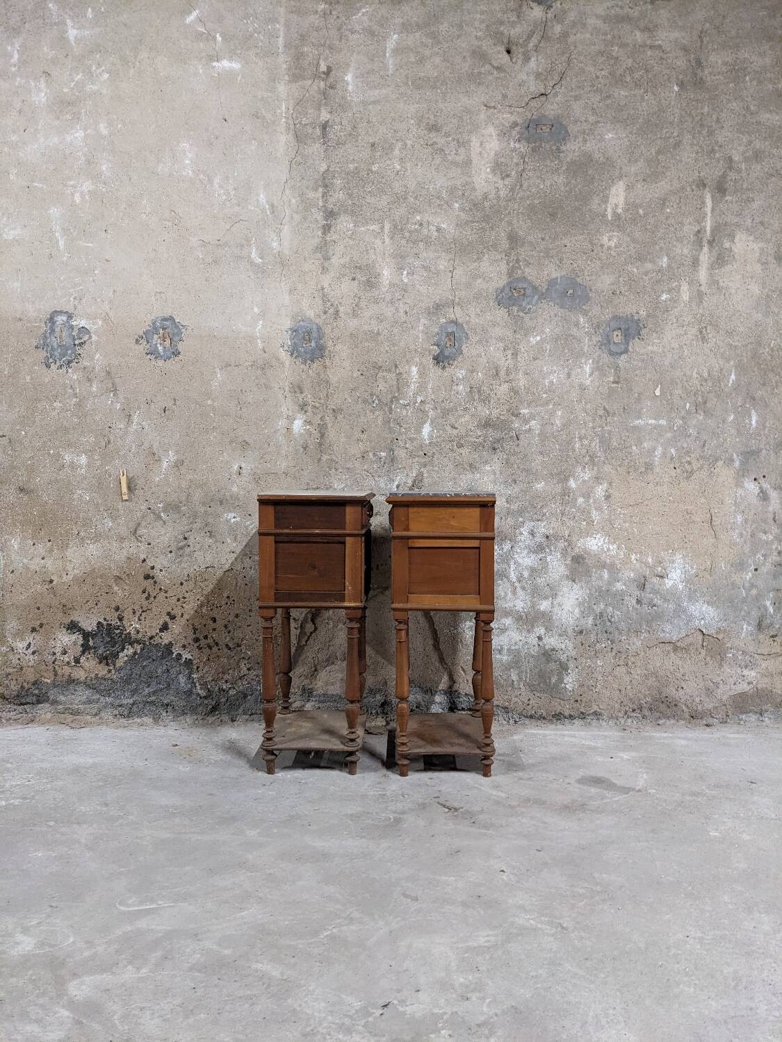 Pair of art deco bedside tables