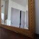 Mirror faceted golden frame - 105x75cm