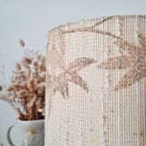 Vintage lamp with textured shade