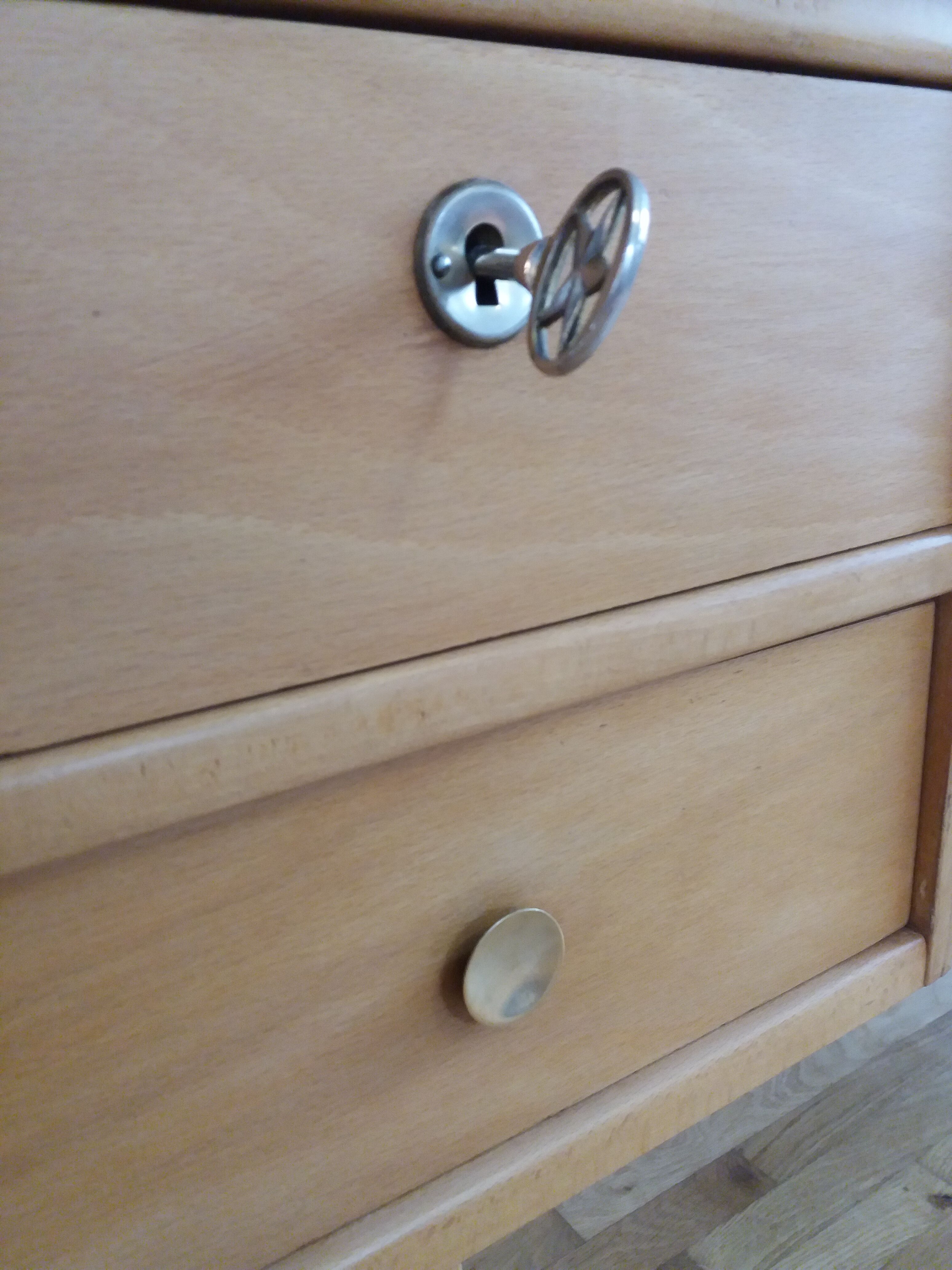 Desk feet compass 50s