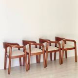 4 chairs Rainer Daumillier 1970