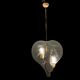 Italian hanging lamp in Etched Glass by Pietro Chiesa