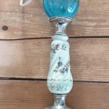Old ceramic and metal lamp