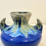 Vase with handles vintage alpho art deco ceramic alphonse mouton vintage