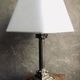 Empire style lamp - Bronze and gilded brass