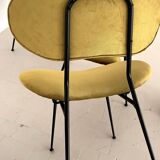 Italian Reupholstered Lounge Chairs, Set of 4pcs.