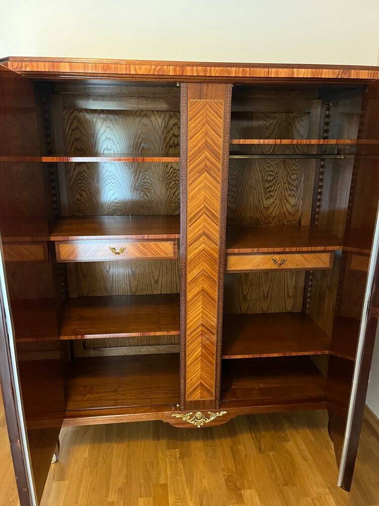 Rosewood marquetry cabinet