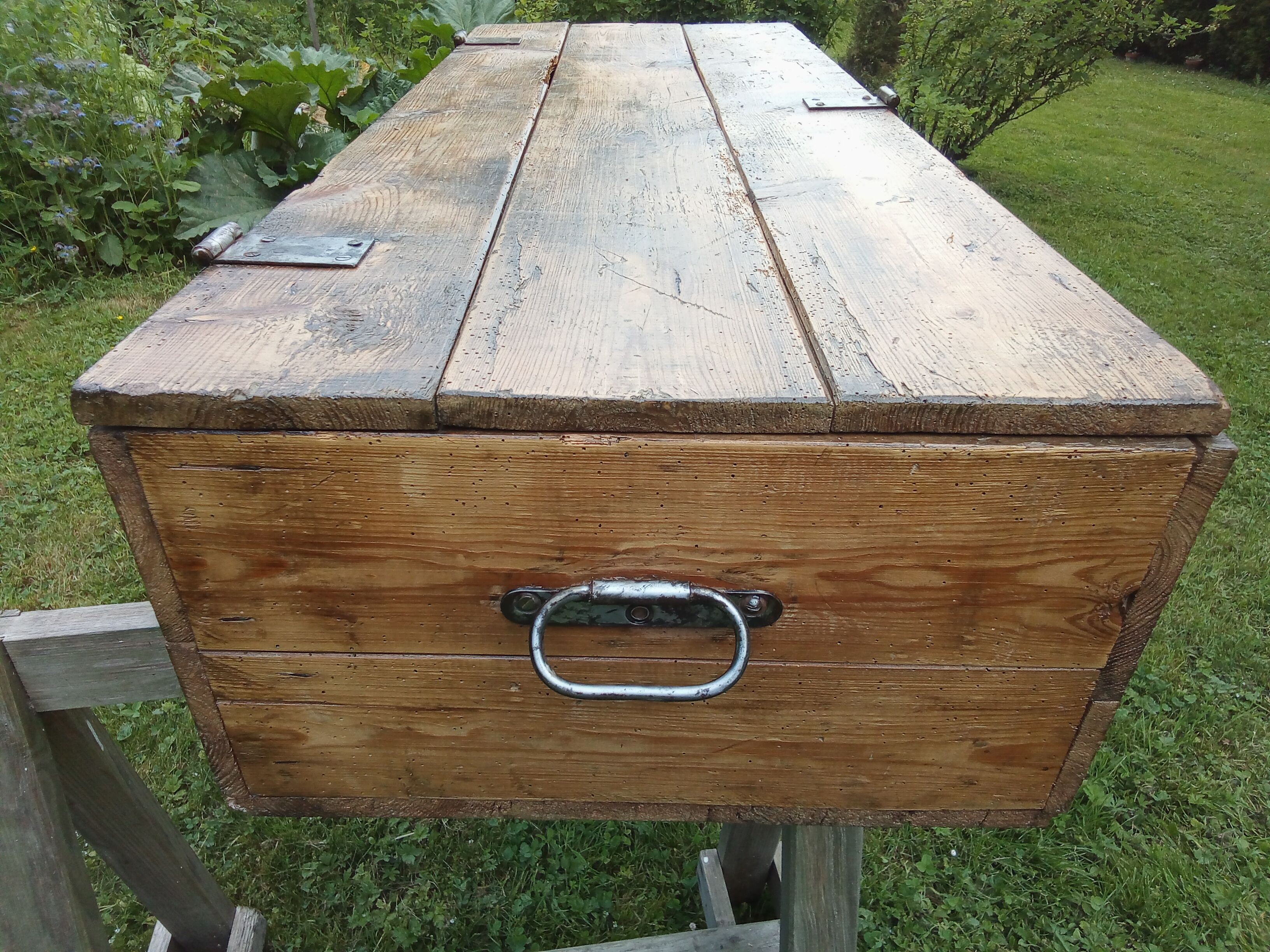 Splendid trunk of officer 1900 very imposing totally renovated