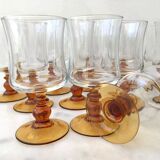 Set of 12 vintage wine glasses