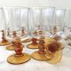 Set de 12 verres à vin vintage