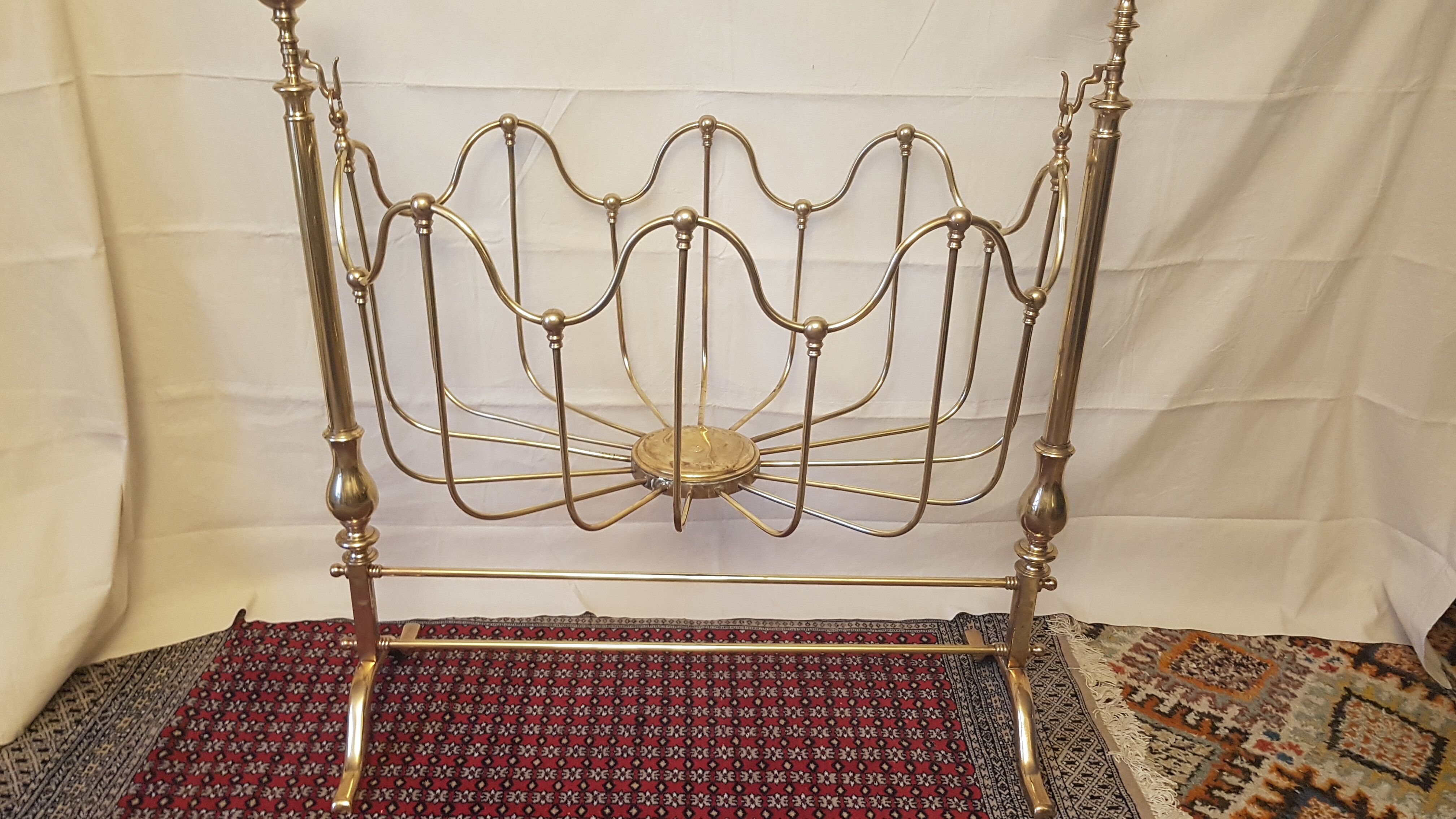 Brass cradle 1880