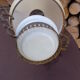 Suspension in white opaline