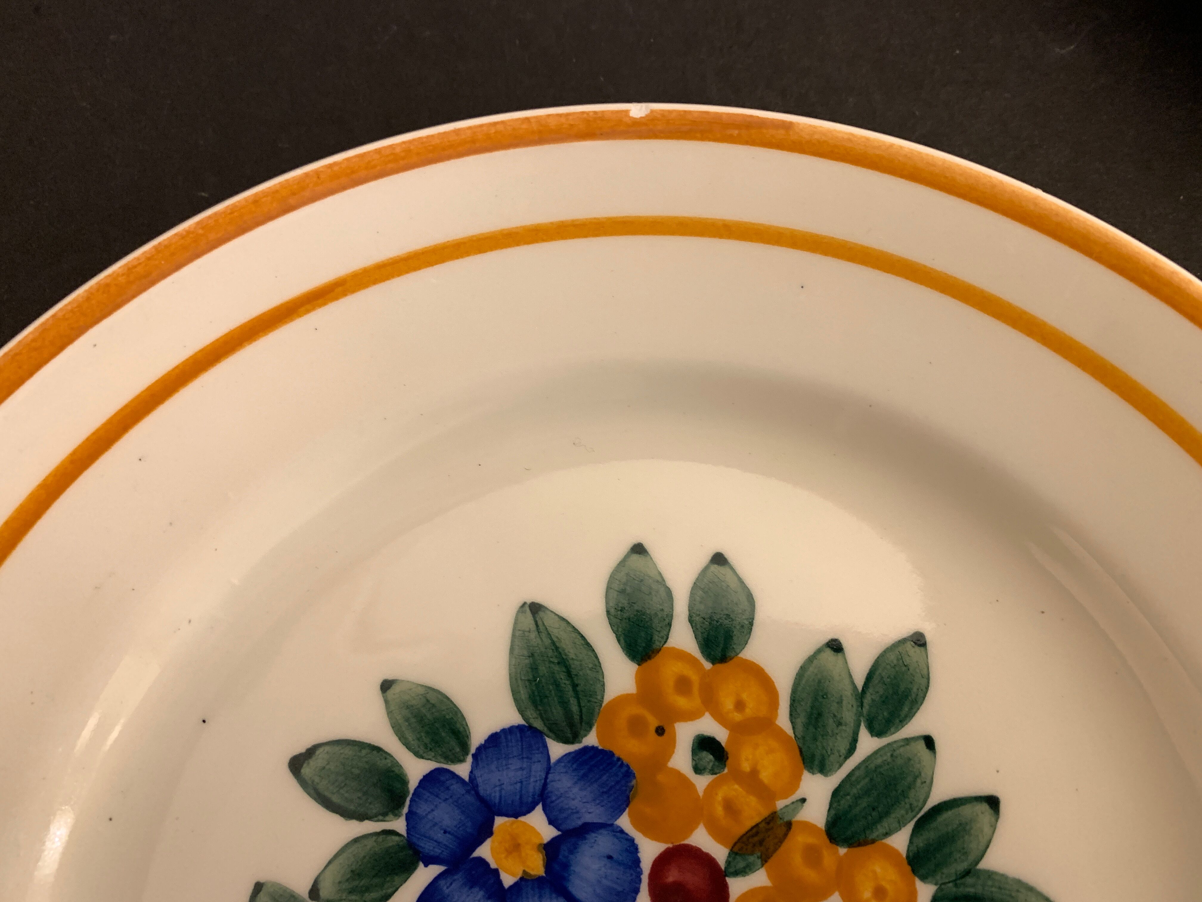 10 flat plates model Fleuri, HBCM, 1950