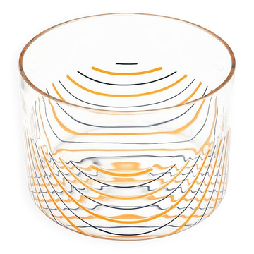 Transparent striped vase by Rosanna Toso for Fratelli Toso, 1970s.