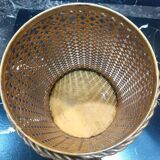 Corbeille en métal doré Li Puma Firenze – Italie, années 1950-1959