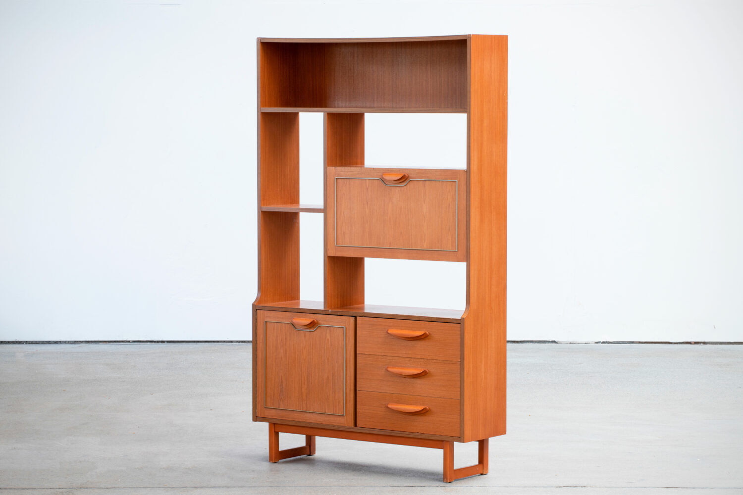 Scandinavian teak library 1960