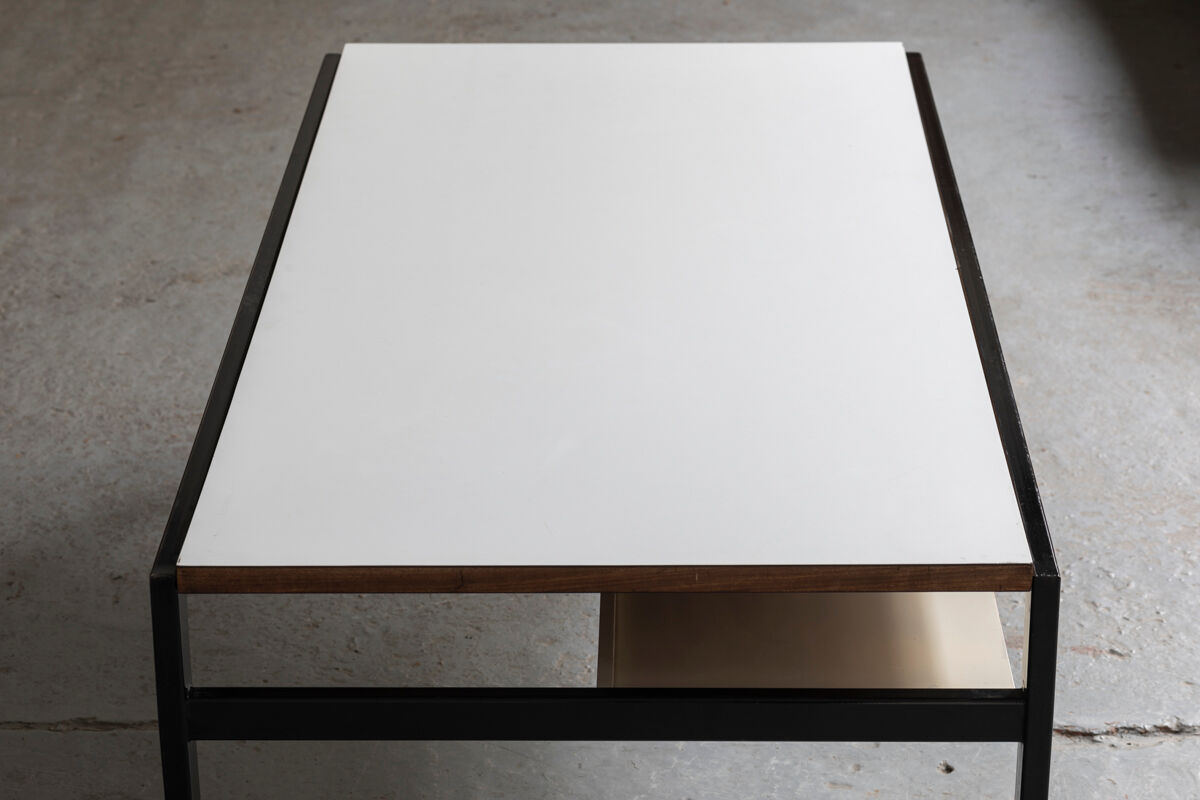 Coffee table, TU04, by Cees Braakman for Pastoe with magazine holder, Holland 1960’s