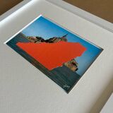 Mont Saint-Michel - Collage on postcard