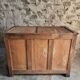 Antique commode, walnut and oak, marble top, 3 drawers, France circa 1820–1850.
