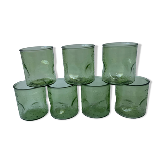 Verres vert vintage