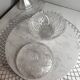 Vintage cut glass candy dish