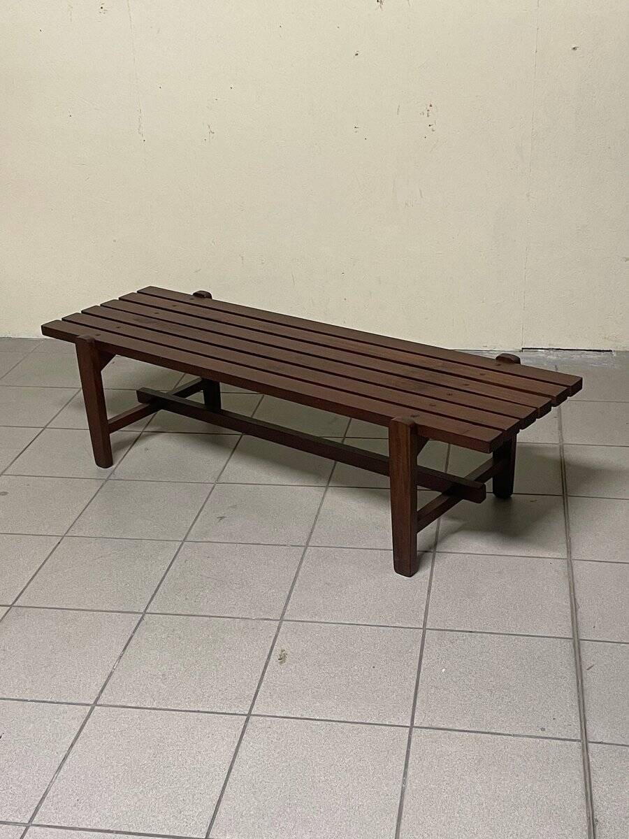 Vintage teak bench, Denmark, 1960s