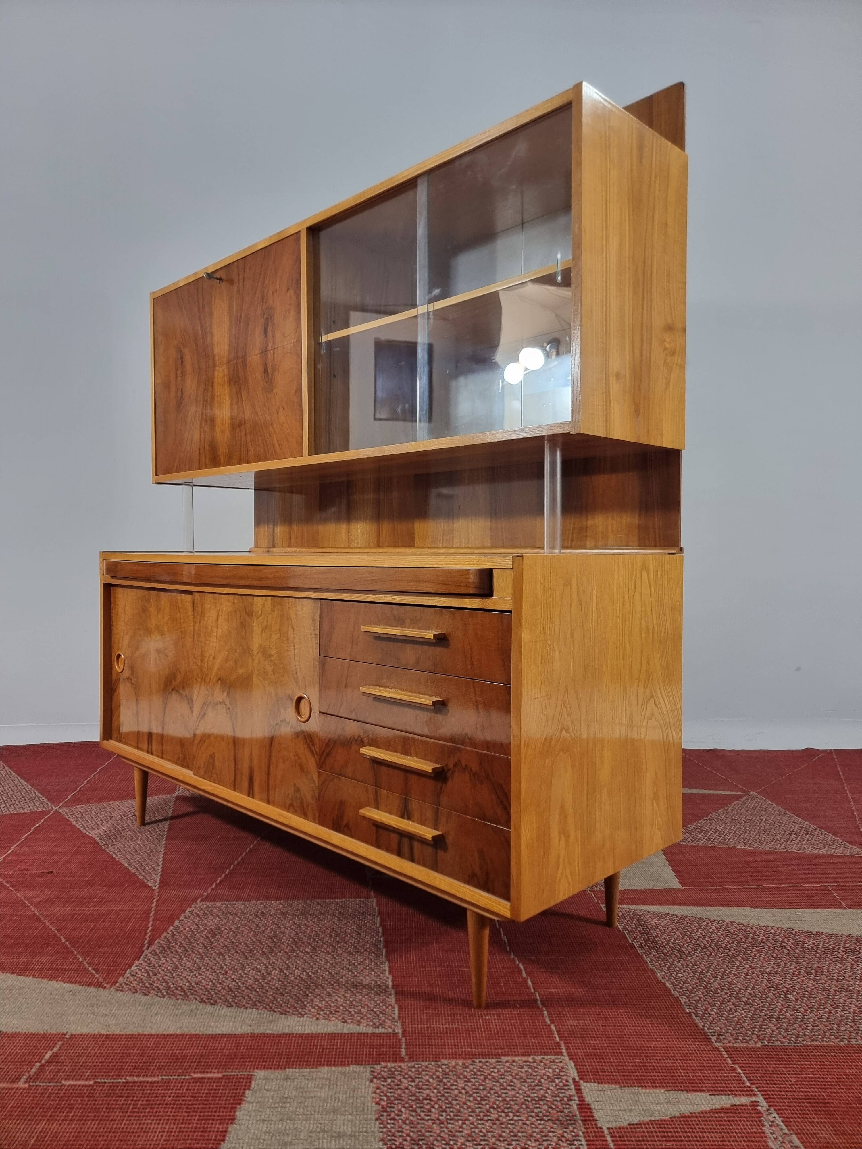 Vintage sideboard and desk, 1970s