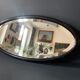 Old oval mirror 30s black wood