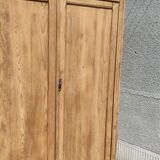 Parisian wardrobe in natural wood