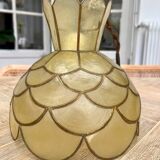 Golden mother-of-pearl "Mermaid" earrings