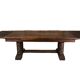 Large solid oak table by Joseph Savina 1950