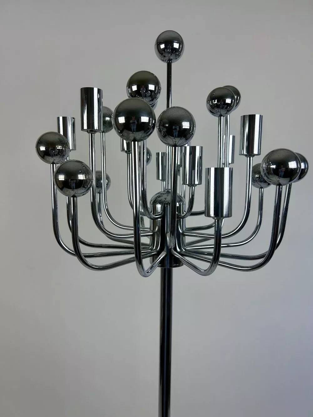 Vintage floor lamp by Sciolari for Boulanger - 1960s