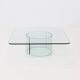 Italian Modern Glass Coffee Table by Gallotti & Radice 1970s