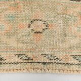 3x10 Peach Orange Vintage Runner Rug 83x296Cm SK 24799