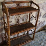 70s bamboo rattan