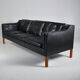 Sofa Modèle 2213 par Børge Mogensen, Frdericia. Danemark.