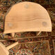 Paire de tabourets  bois brut