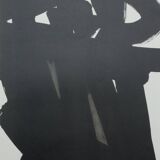 Pierre soulages: gouache, 1966 - lithograph