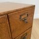 Vintage professional furniture, shannon unis france four-drawer filing cabinet for postcards