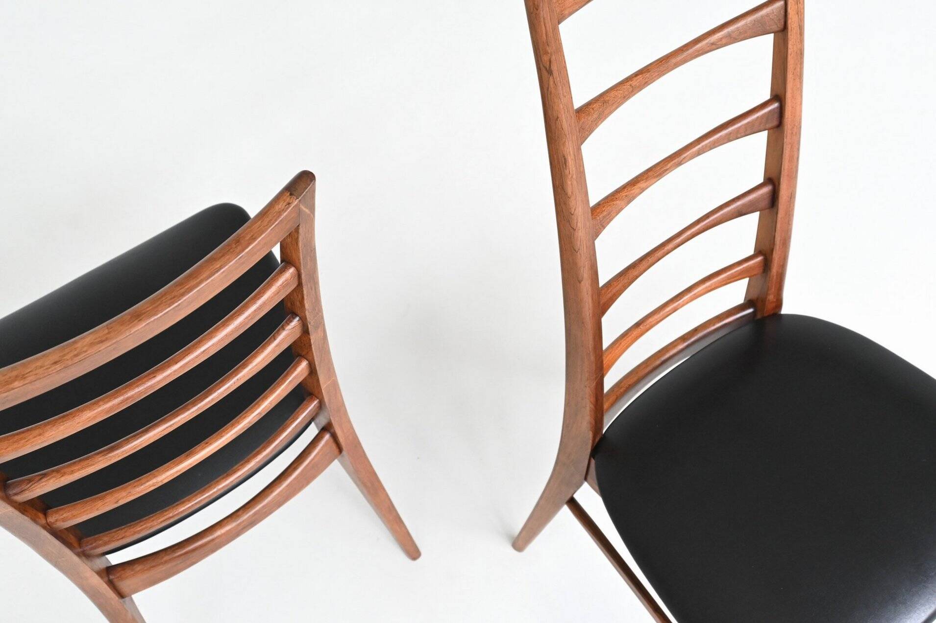 Chaises de salle à manger 'Lis' de Niels Koefoed en palissandre Koefoeds Danemark 1960