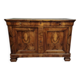 Buffet ancien époque Louis Philippe en noyer, XIXᵉ siècle