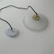 Vintage opaline lace pendant light, 25.5 cm