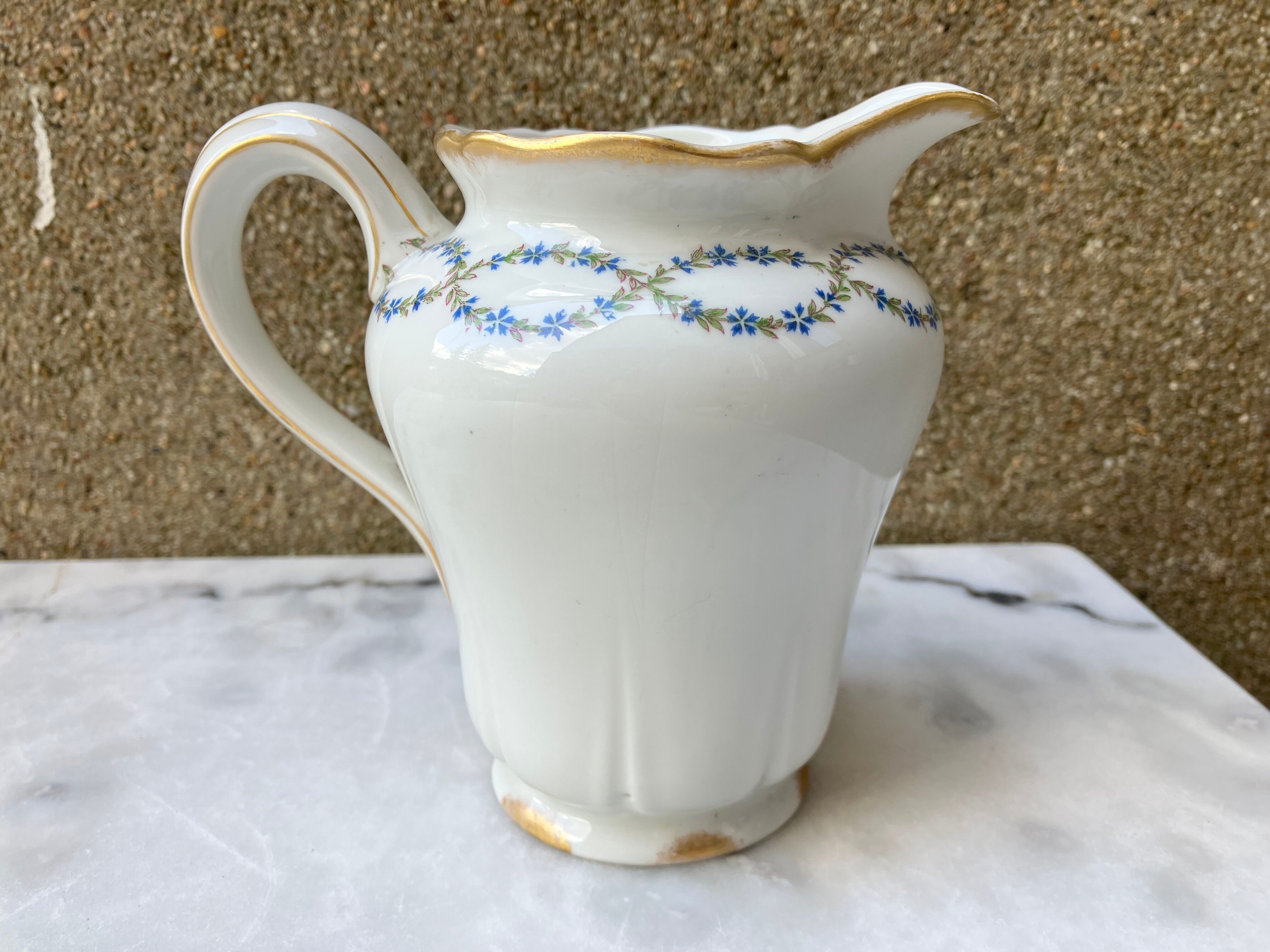 Limoges porcelain milk pot for E.Bourgeois Paris