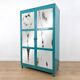 Armoire de style industriel avec des miroirs vieillis