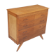 Commode 4 tiroirs pieds compas année 50 vintage