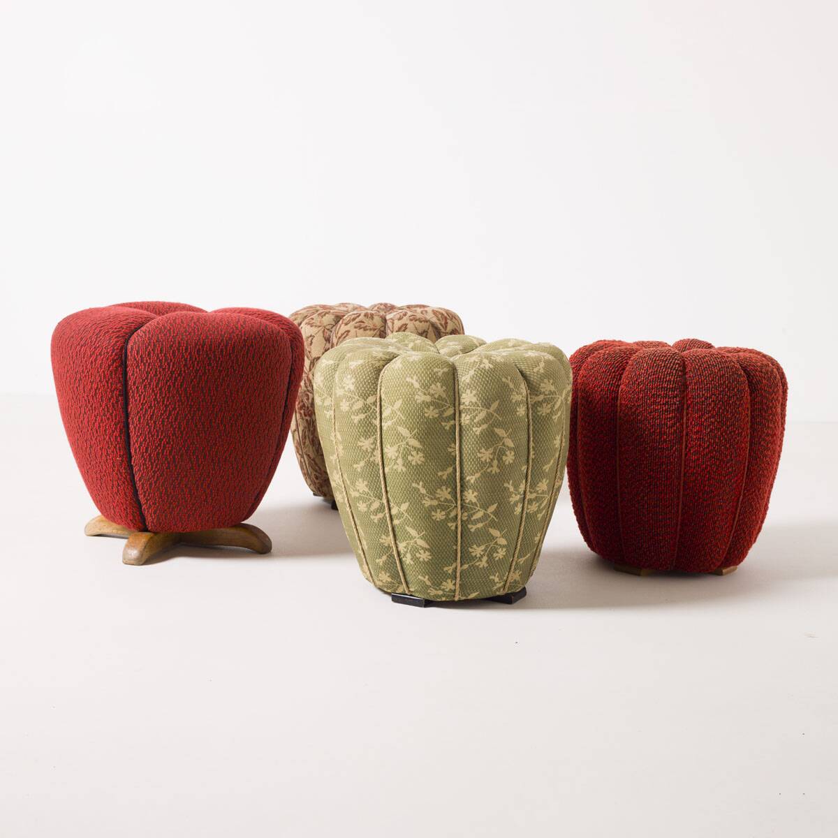 Tulip Tabouret or Footstool by Jindřich Halabala, 1950s