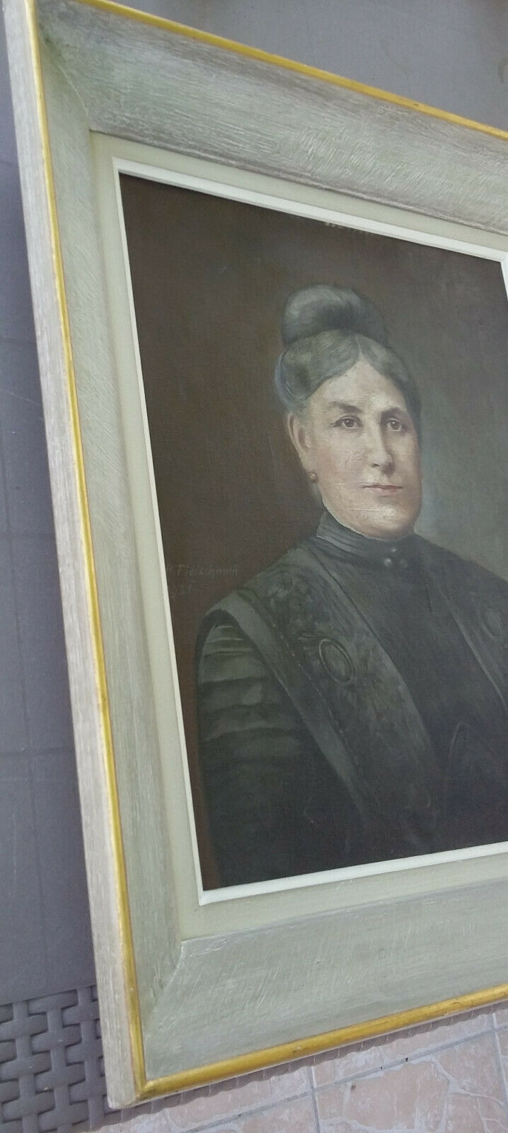 Huile sur toile signée 51 cm x 60 cm