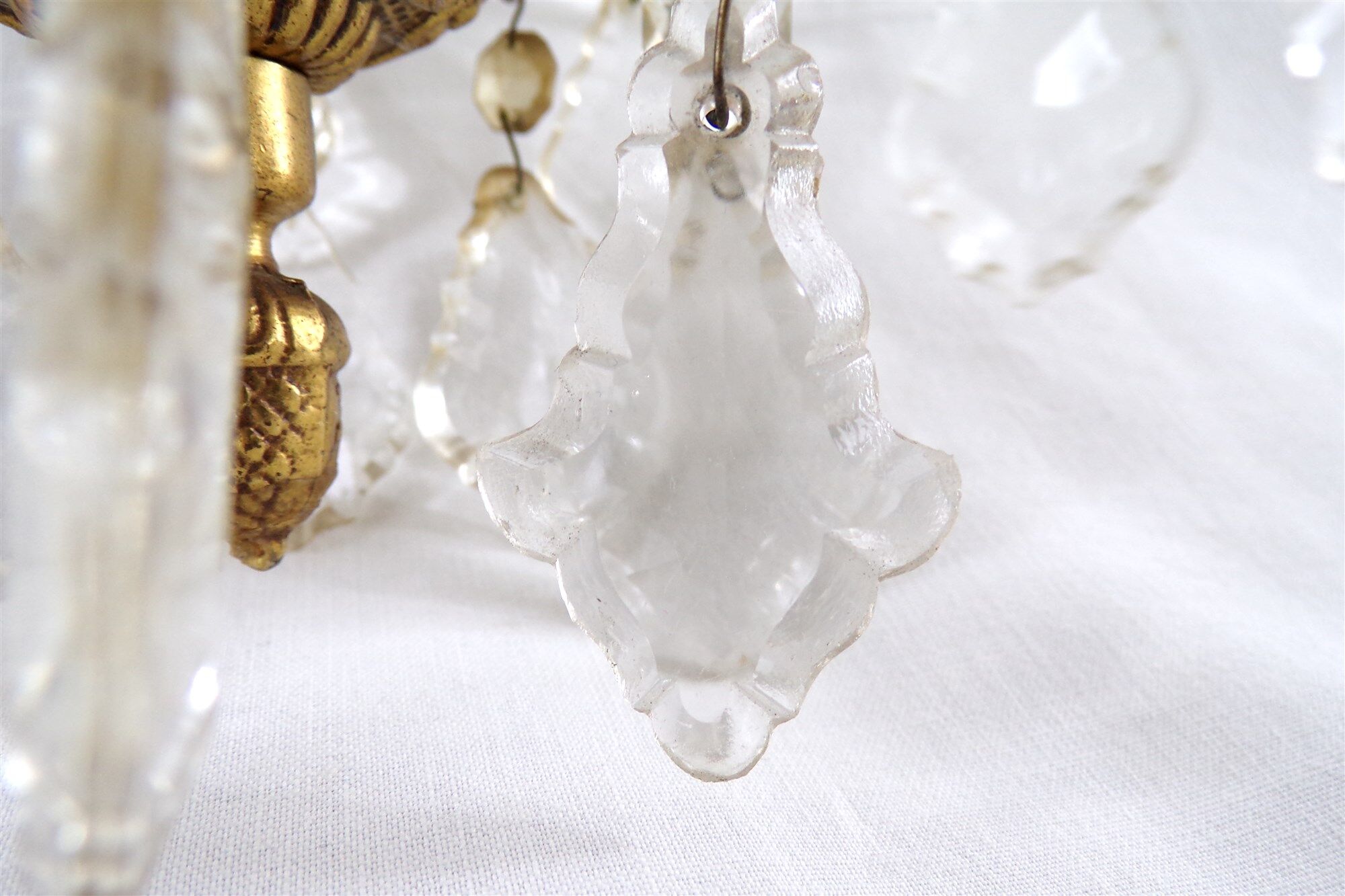 Vintage chandelier with stamp