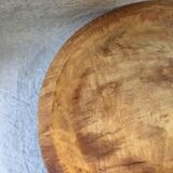Round teak dish