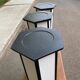 Column table lamps in the style of 90s Japanese lanterns.